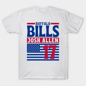 Buffalo Bills Josh Allen 17 American Football Graphic T-Shirt Team Fan Casual